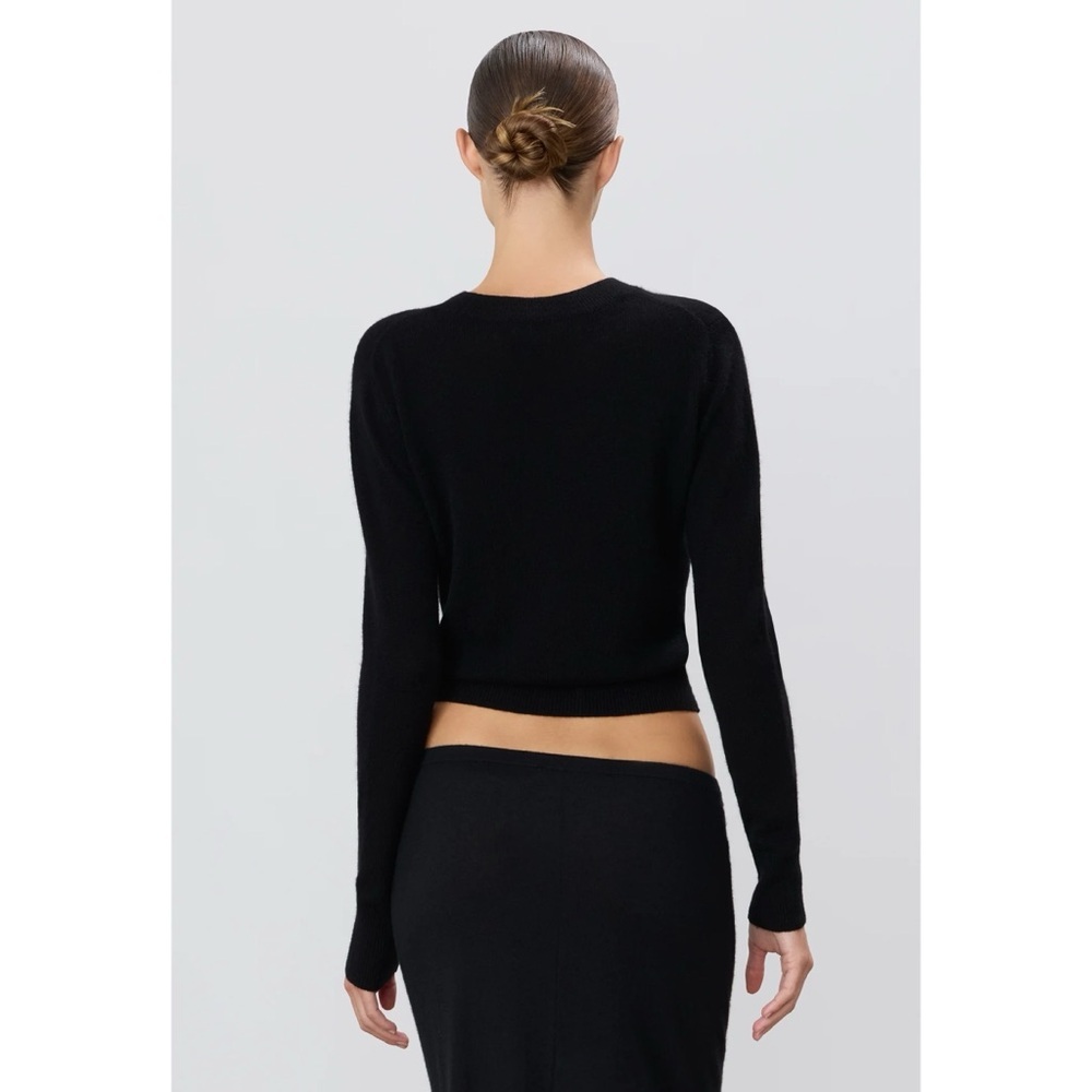 Eterne Francis Cashmere Crewneck Sweater Black M/L — image 7 of 8